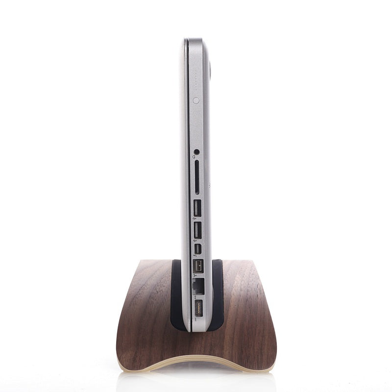 Bent Wood Macbook Holder