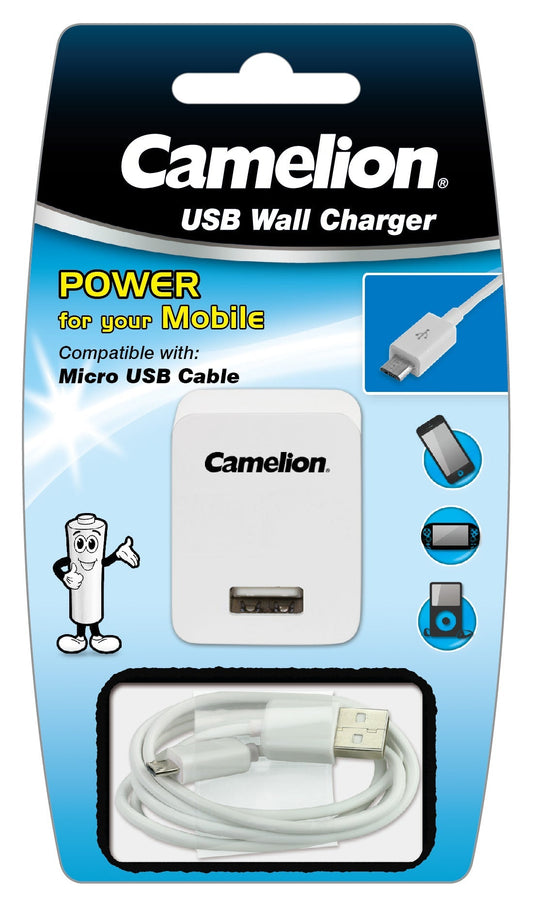 Camelion Micro USB Cable With Wall Plug