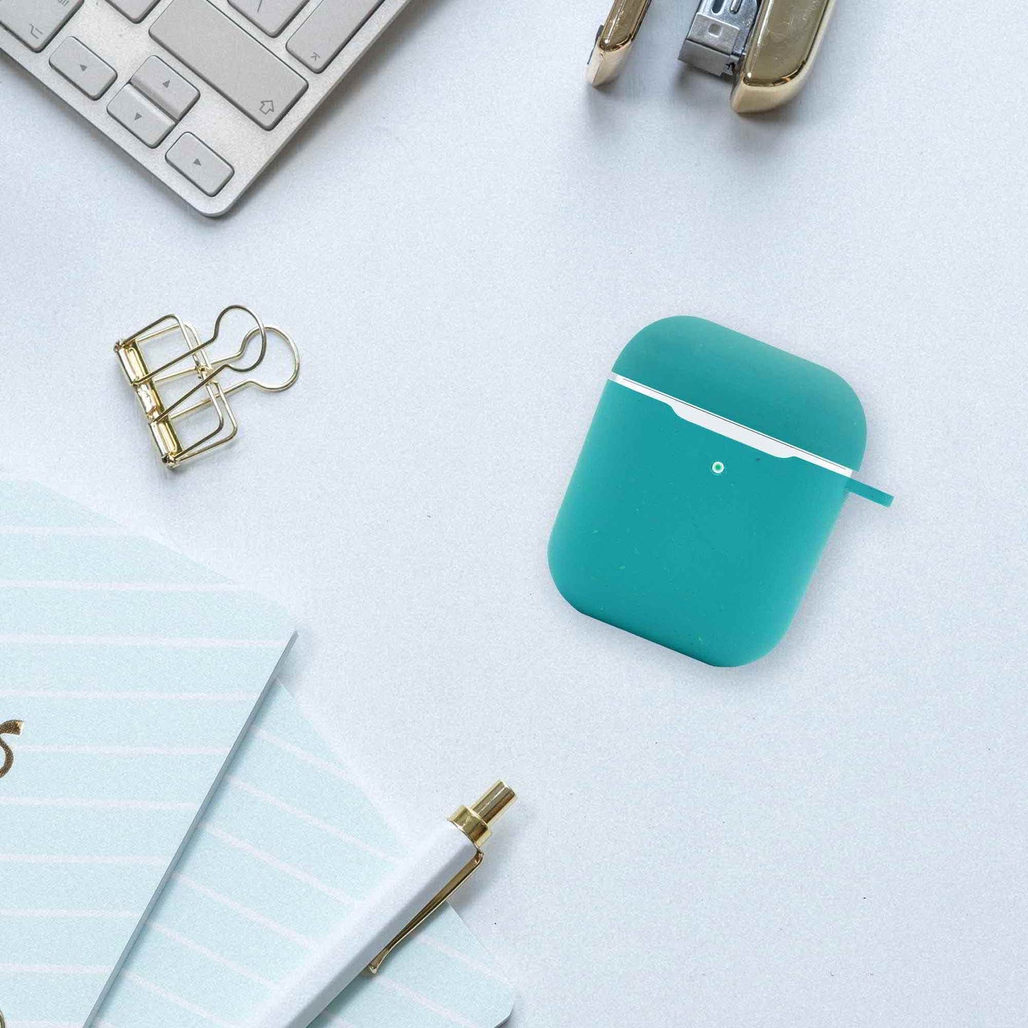 Biodegradable AirPods Case - Ocean Blue