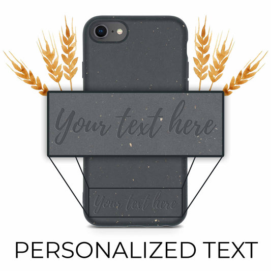 Biodegradable Personalized Phone Case - Black