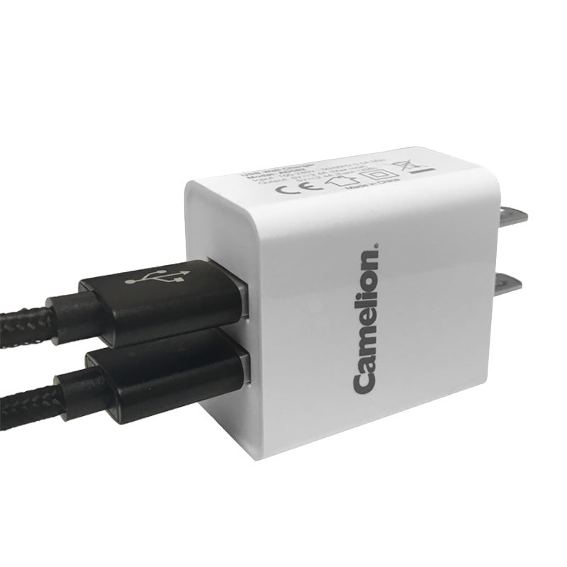 Camelion Dual USB Wall Charger (Retail Box)