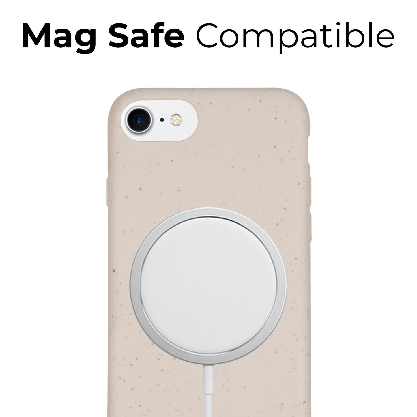 Biodegradable phone case - Natural White