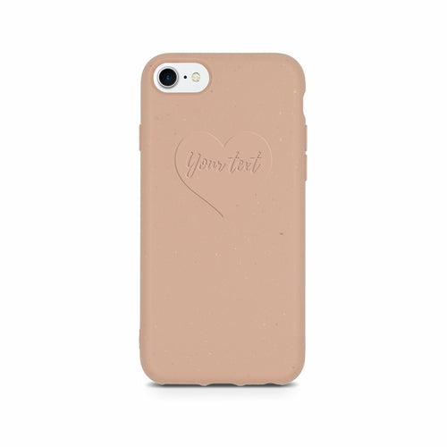 Biodegradable Personalized Phone Case - Pastel Pink