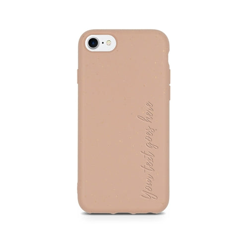 Biodegradable Personalized Phone Case - Pastel Pink