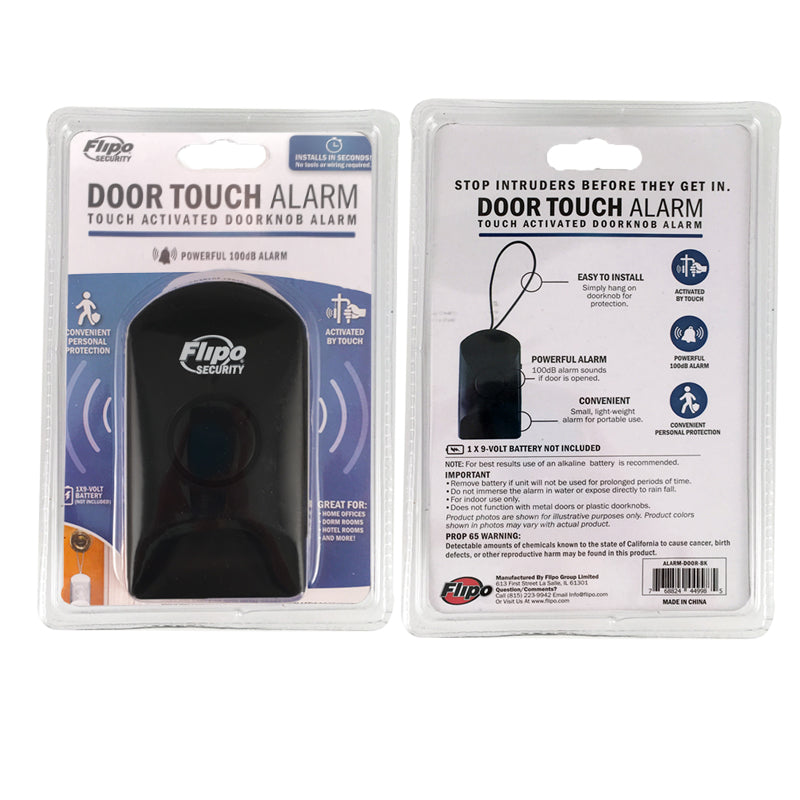 Door Touch Alarm - Touch Activated Doorknob Alarm