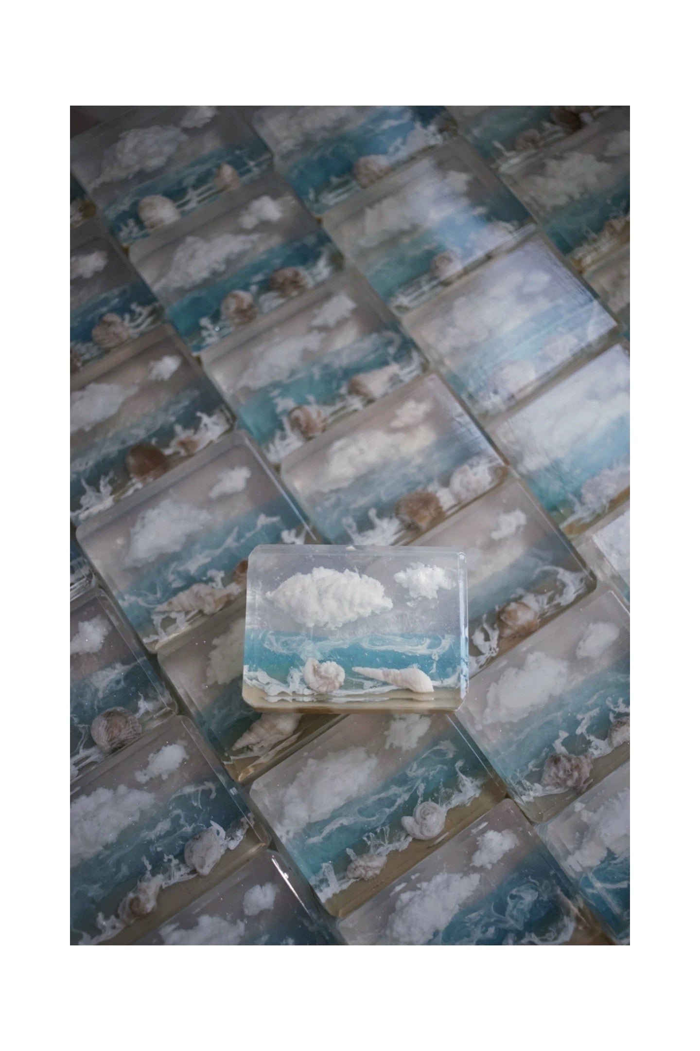 Blue Vacation: Sky, Sea, and Sand Handmade Soap Gift