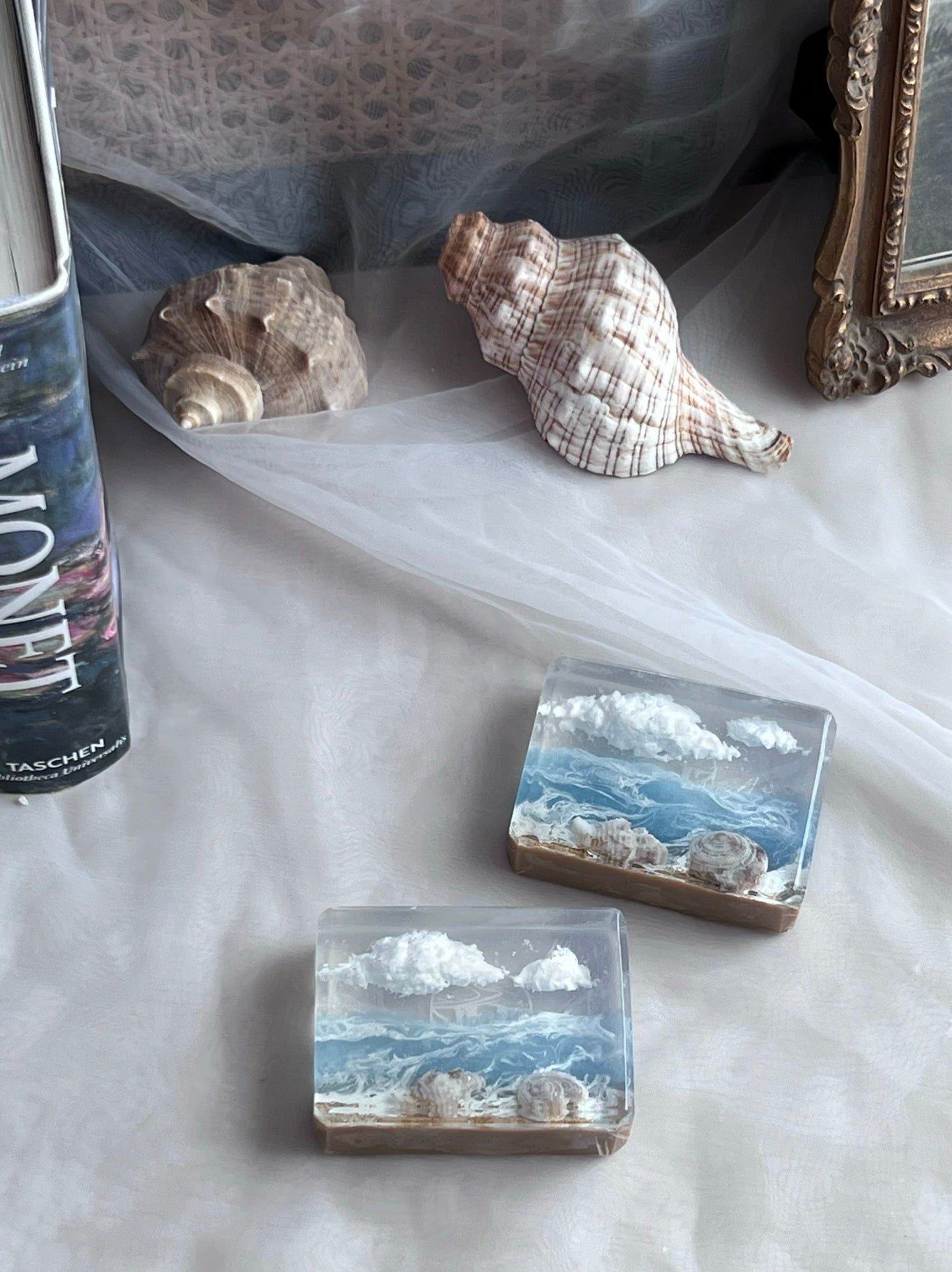 Blue Vacation: Sky, Sea, and Sand Handmade Soap Gift