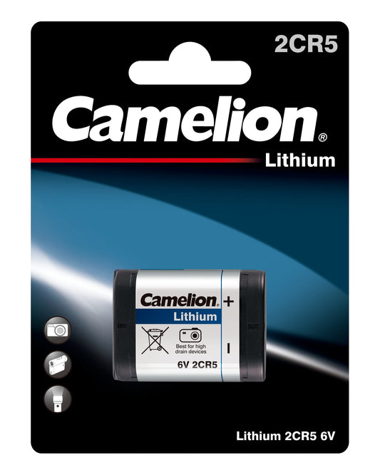 Camelion 2CR5 6 Volt Lithium 1pk Blister