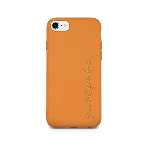 Biodegradable Personalized Phone Case - Orange