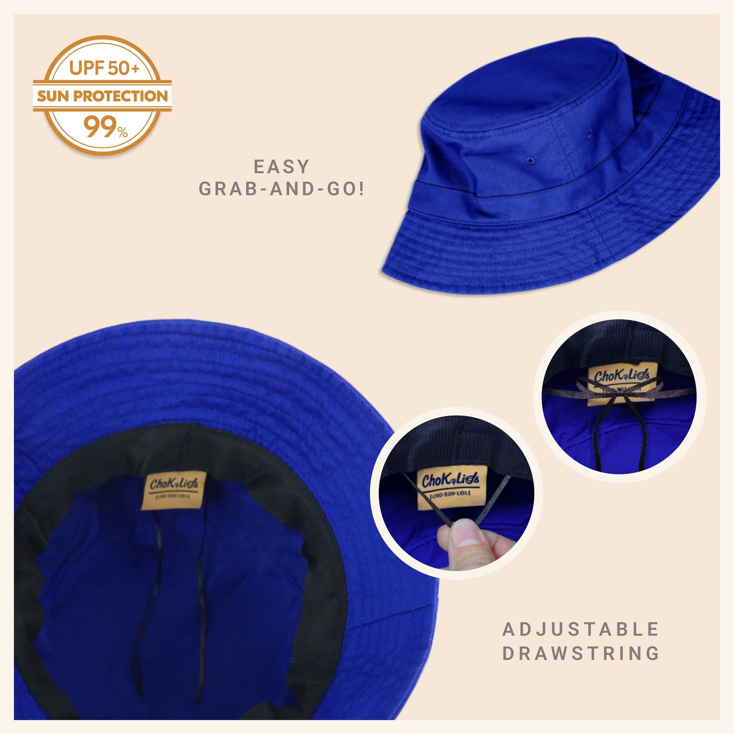 Classic Washed Cotton Bucket Hat