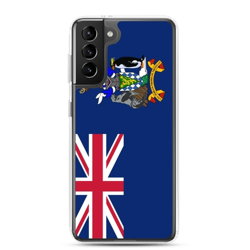 Coque Téléphone Drapeau de la Géorgie du Sud-et-les Îles Sandwich du S