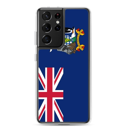 Coque Téléphone Drapeau de la Géorgie du Sud-et-les Îles Sandwich du S