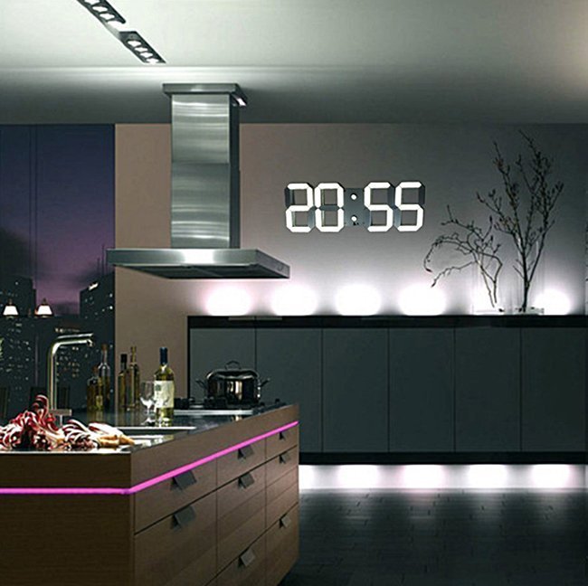 Digital LED Wall Clock