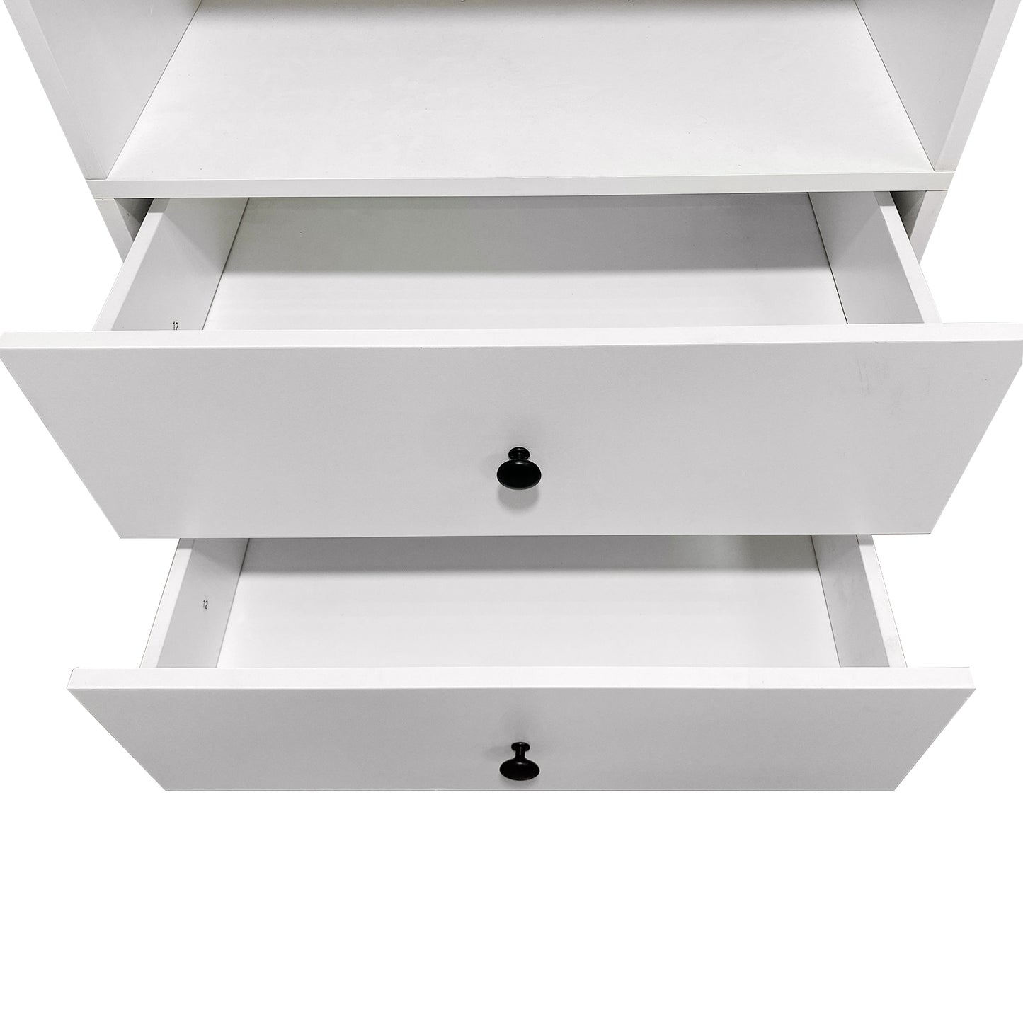 A3 Modular Closet Organizer Open Wardrobe White