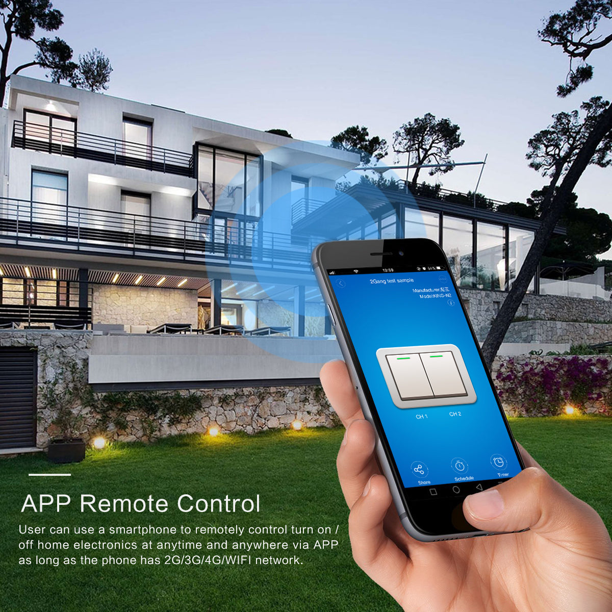 86 Type Smart Home Touch Switch EU Standard