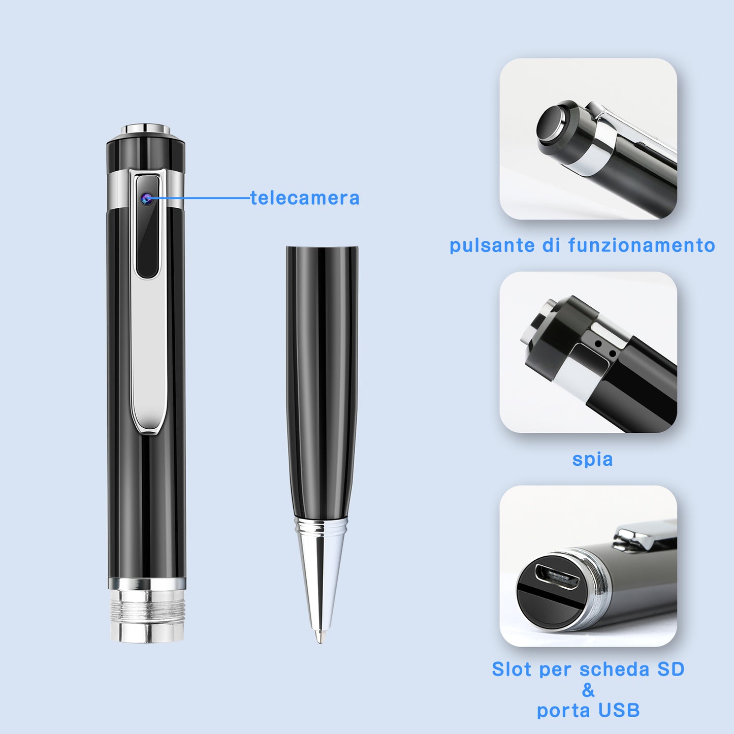 1080P HD Mini Camcorder Sports DV DVR Camcorder Hidden Camera Pen